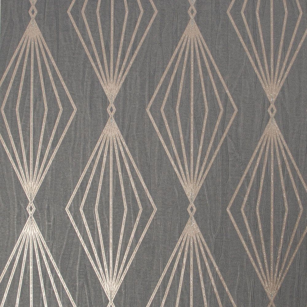 Jewel Boutique Marquise Geo Smokey Quartz Wallpaper 111311 By Graham & Brown