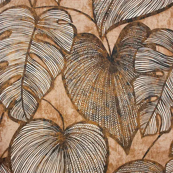 Julie Feels Home Monstera Bronze Peach Wallpaper 26936 By Hohenberger For Galerie