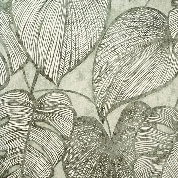 Julie Feels Home Monstera Olive Sage Wallpaper 26935 By Hohenberger For Galerie