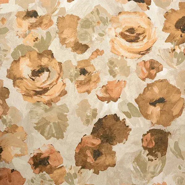 Julie Feels Home Paeonia Mandarine Beige Wallpaper 26901 By Hohenberger For Galerie