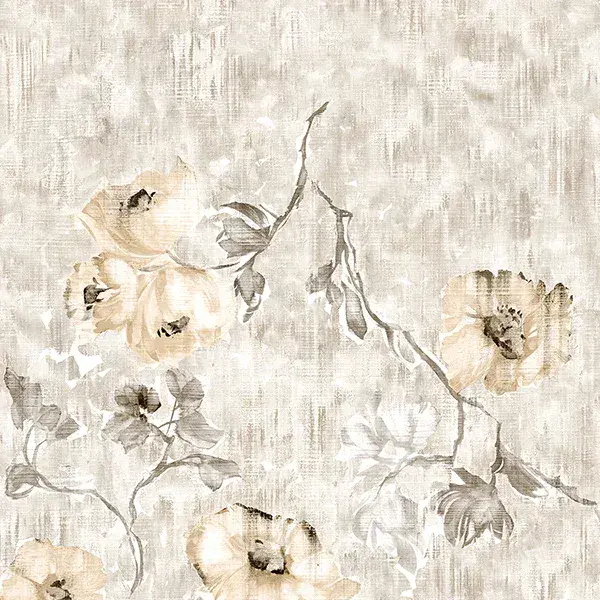 Julie Feels Home Paeonia Twinwall Apricot Greyish Wallpaper Mural 26964 By Hohenberger For Galerie