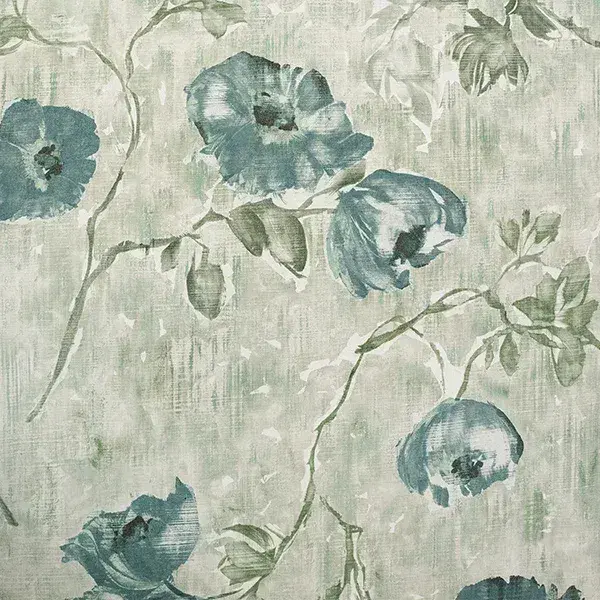 Julie Feels Home Petunia Steel Blue Sage Wallpaper 26917 By Hohenberger For Galerie