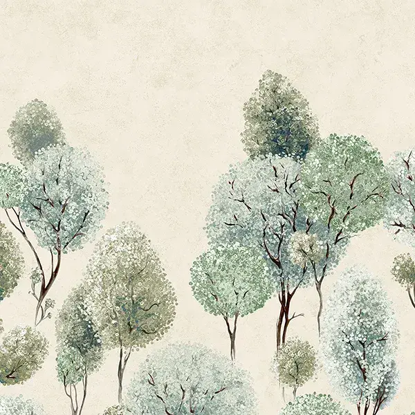 Julie Feels Home Tilia Twinwall Sage Greyish Wallpaper Mural 26968 By Hohenberger For Galerie