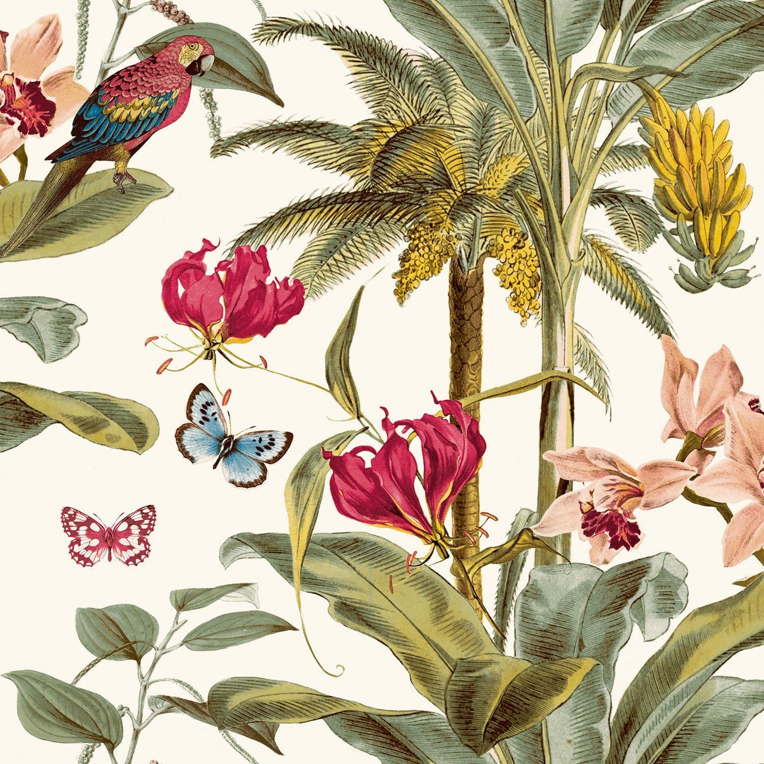 Jungle Fever Wallpaper Tropical Palm JF2001 By Grandeco Life