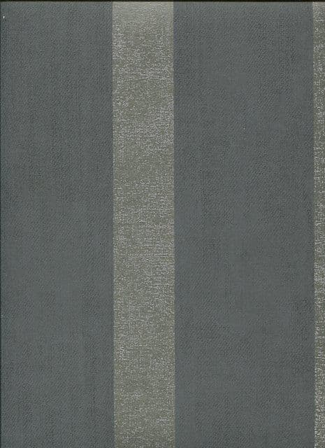 Lipari SketchTwenty3 Wallpaper Jasmin Stripe Noir LP00347 By Tim Wilman For Blendworth