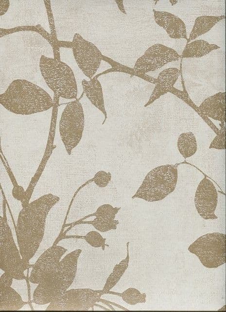 Lipari SketchTwenty3 Wallpaper Leaf Bronze LP00336 By Tim Wilman For Blendworth