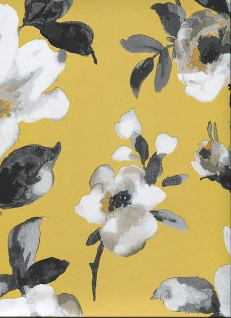 Lipari SketchTwenty3 Wallpaper Rosanna Citron LP00303 By Tim Wilman For Blendworth