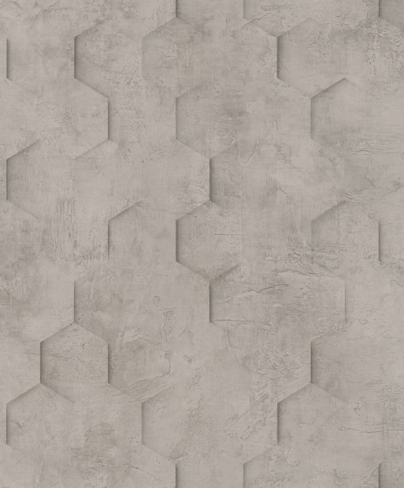 Loft 2 Hexagon Brown Wallpaper 34162 Page 45 By Marburg For Galerie