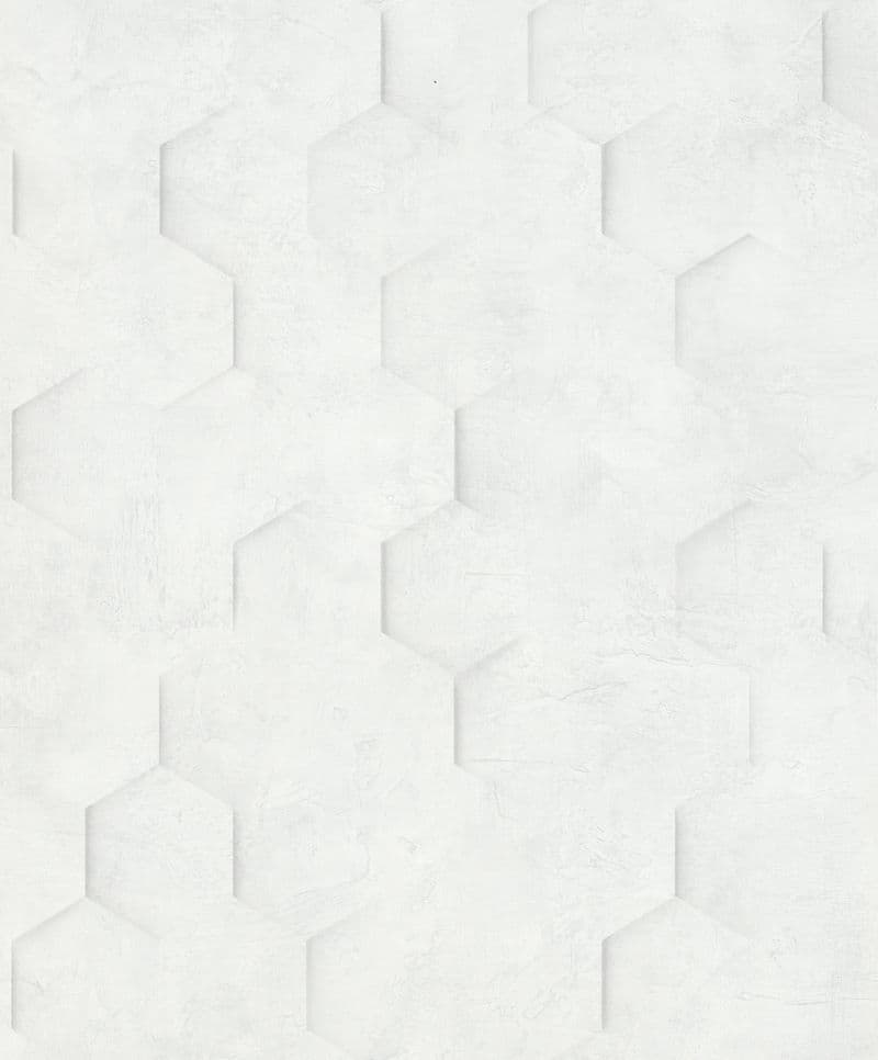 Loft 2 Hexagon White Wallpaper 34157 Page 51 By Marburg For Galerie