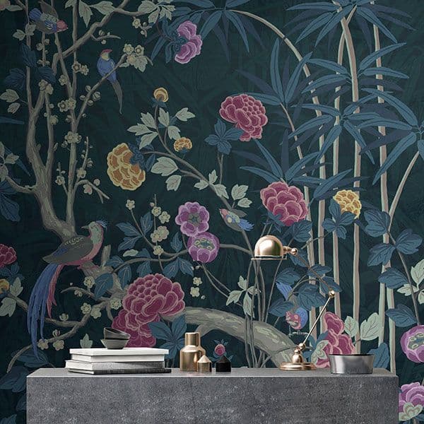 Luxe Wallpaper Digital Mural The Luxe Garden DAD23280 By DecoPrint For Galerie