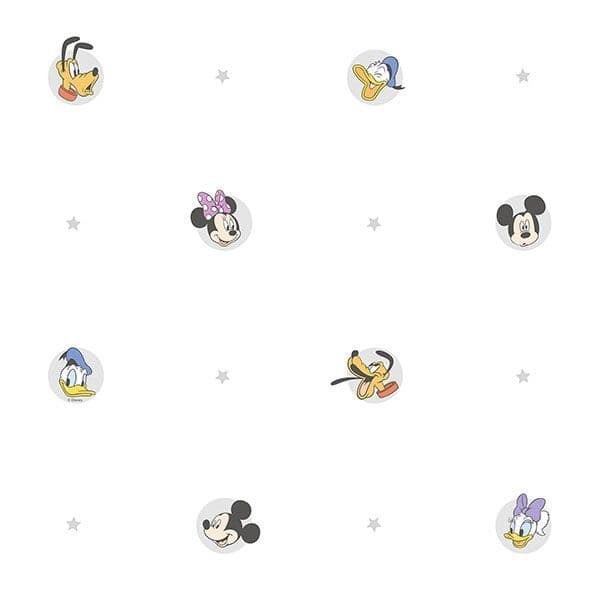 Magical Kingdom Mickey Friends Icons Wallpaper MK3023-3 By Dandino For Galerie