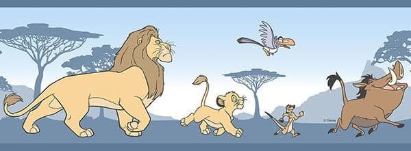 Magical Kingdom The Lion King Border LR3522-1 By Dandino For Galerie