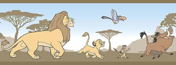 Magical Kingdom The Lion King Border LR3522-2 By Dandino For Galerie