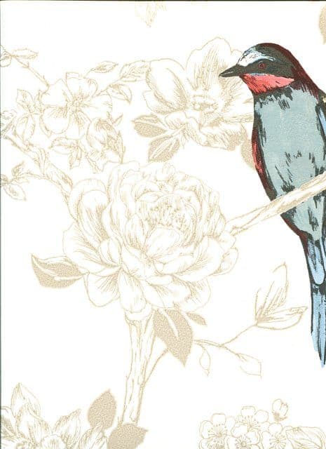 Maison Songbird Vintage Wallpaper 1616/284 By Prestigious Wallcoverings