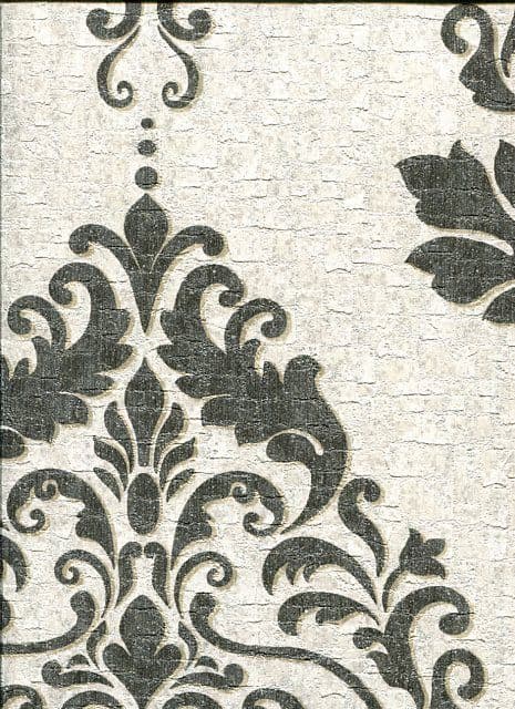 Marcia Wallpaper Hadrian Damask Dove Charcoal 35505 By Holden Decor For Options