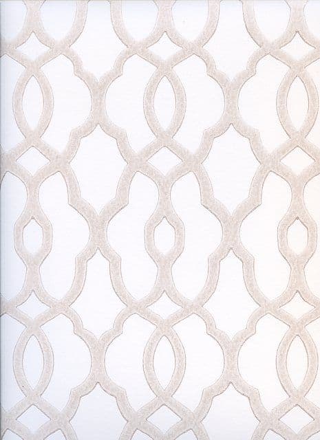 Neo Morocco Chalk Wallpaper 1937/076 By Prestigious Wallcoverings