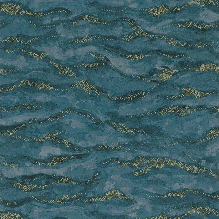 Nuit D'Orient Wallpaper Sohar Marine/Dore 75402038 or 7540 20 38 By Casamance