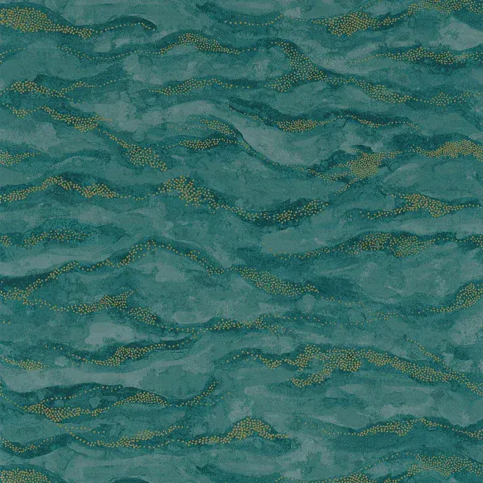 Nuit D'Orient Wallpaper Sohar Topaze 75401834 or 7540 18 34 By Casamance