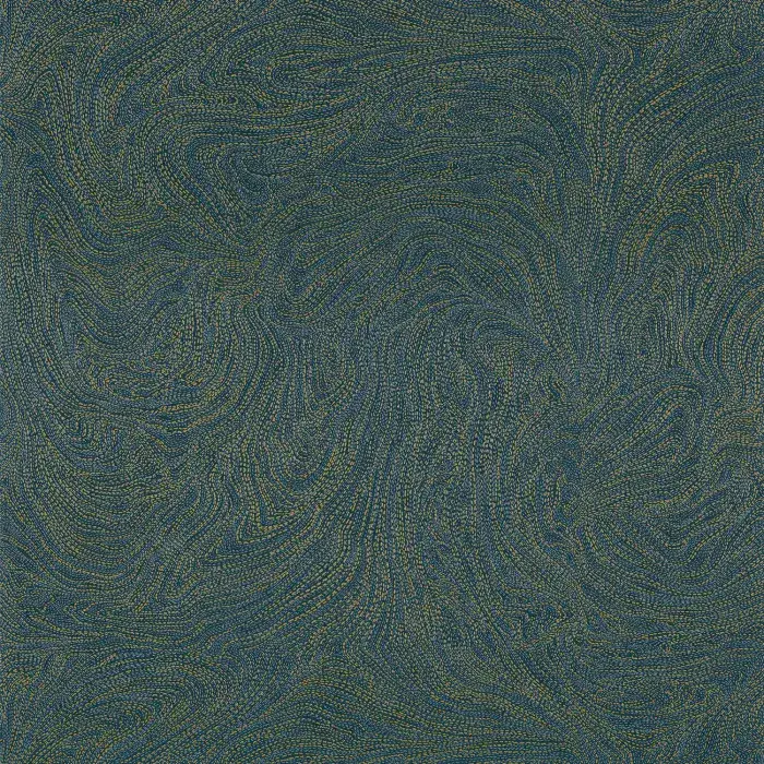 Nuit D'Orient Wallpaper Voie Lactee Marine/Dore 75414180 or 7541 41 80 By Casamance