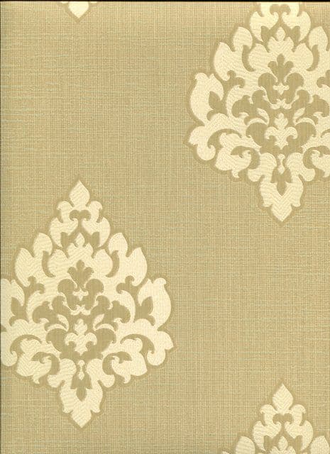 Olympia Wallpaper Gemini Damask 484-68090 By Brewster Fine Decor