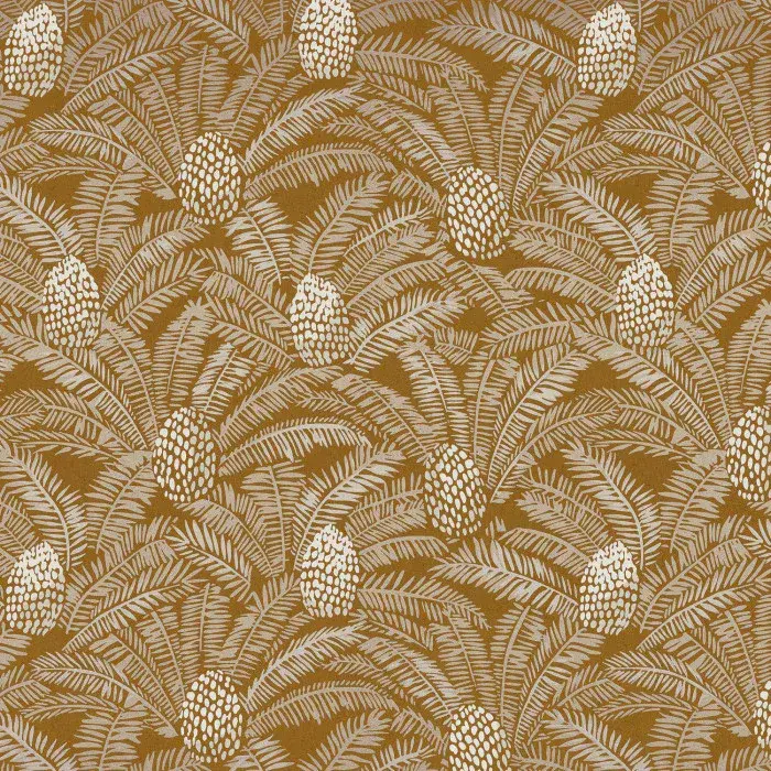 Orphee Wallpaper Palmeta Moutarde 74742146 or 7474 21 46 By Casamance