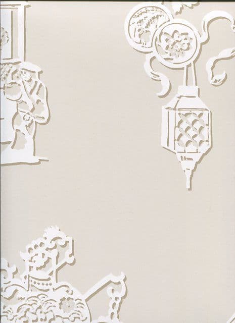 Pagoda SketchTwenty3 Wallpaper Chinois Stone MH00409 By Tim Wilman For Blendworth