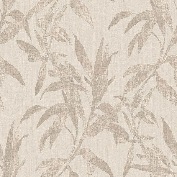 Passenger Wallpaper TP21231 Leaves Taupe By DecoPrint For Galerie