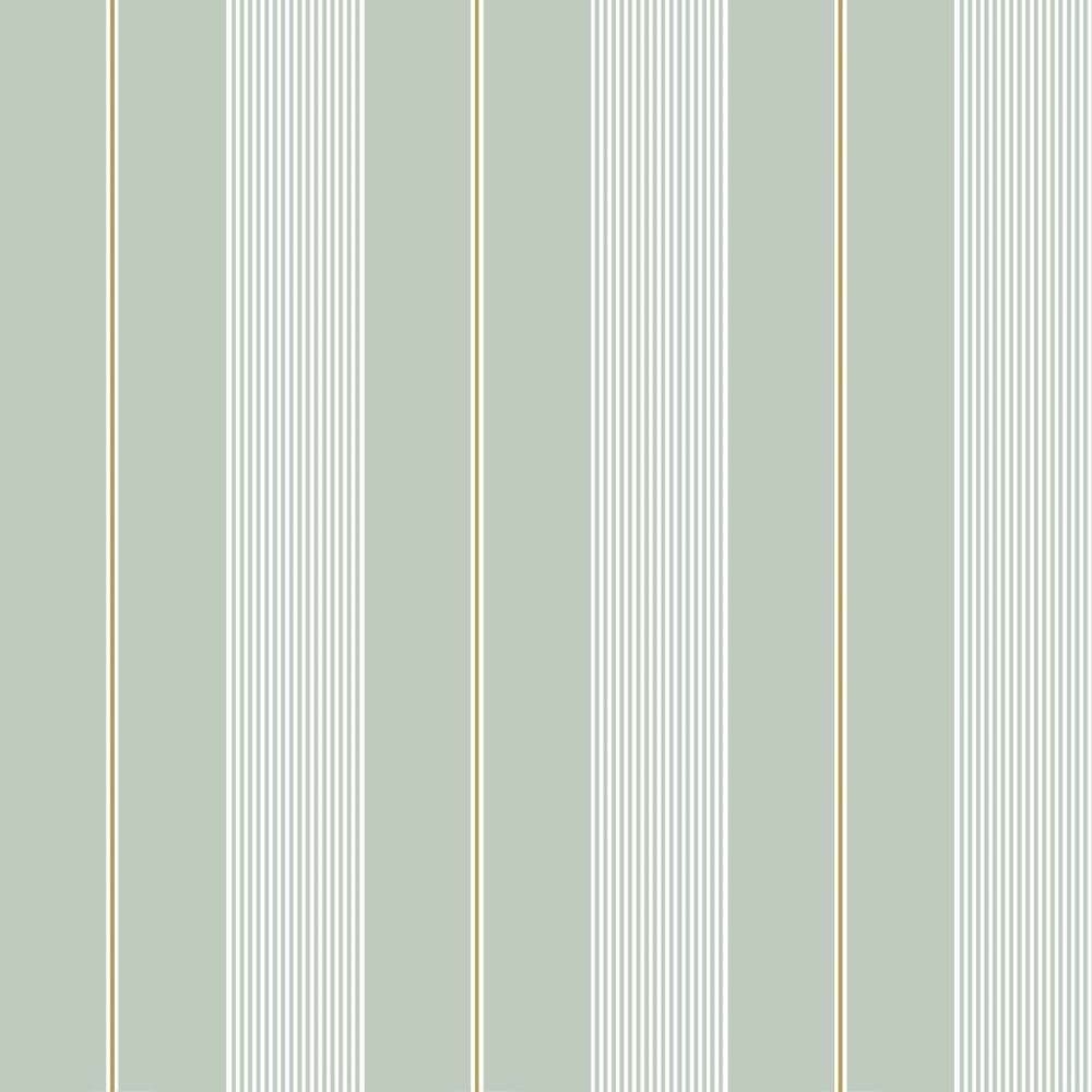 Plains & Stripes Wallpaper Axel Green 411-03 By Duro For Dixons