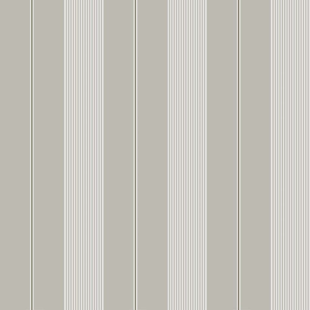 Plains & Stripes Wallpaper Axel Grey 411-01 By Duro For Dixons