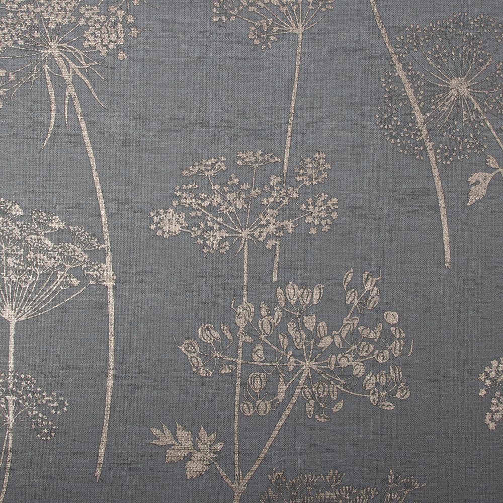 Prestige Wild Flower Charcoal Wallpaper 108608 By Superfresco Easy Graham & Brown