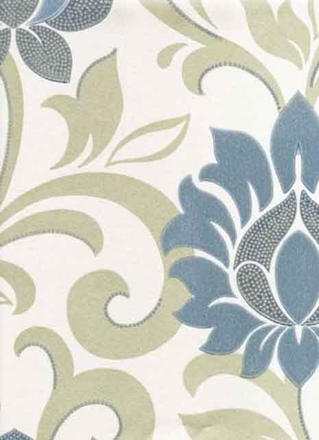 Reflections Divine Porcelain Wallpaper 1912/047 By Prestigious Textiles