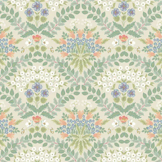 Rifle Paper Co. Second Edition Wallpaper Bramble RP7321 By York Wallcoverings For Dixons