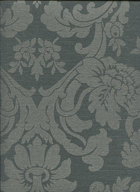 Savile Row SketchTwenty3  Wallpaper Vermillion Charcoal SR00537 By Tim Wilman For Blendworth