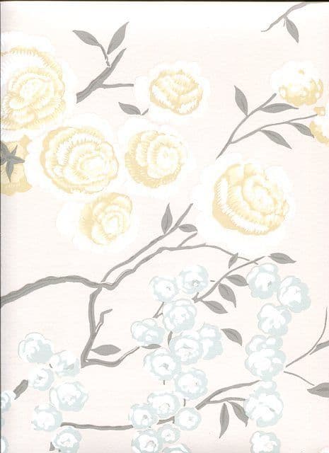 Signature By Sarah Richardson Wallpaper Peony Tree 2785-24833 By A Street Prints For Brewster Fine D