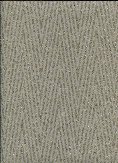 Sloane SketchTwenty3 Wallpaper Chevron Beads Iridescent Sage SL00833 By Tim Wilman For Blendworth
