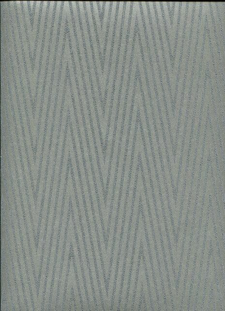 Sloane SketchTwenty3 Wallpaper Chevron Silver/Black SL00835 By Tim Wilman For Blendworth