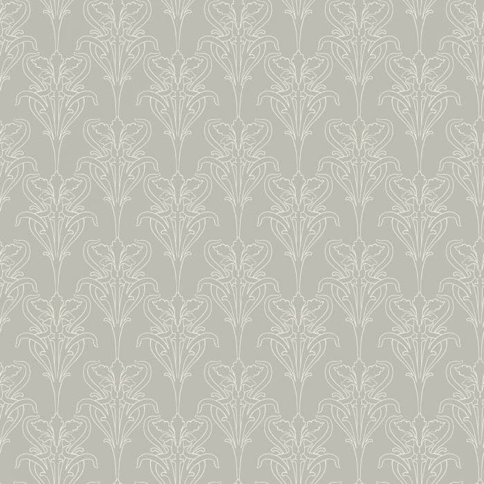 Small Designs Wallpaper Iris Grey 520-01 By Duro For Dixons