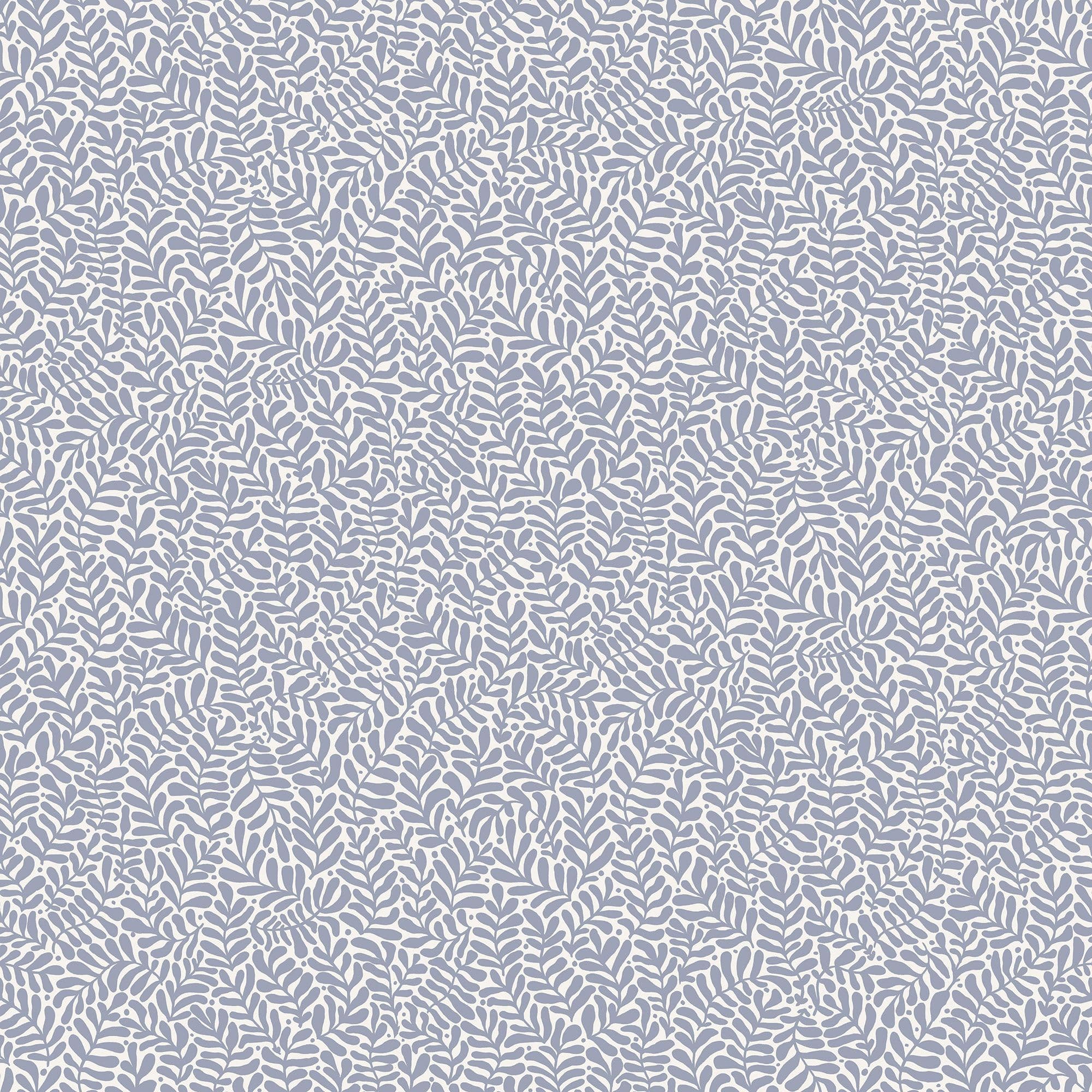 Sommarang Wallpaper Anna Mona Leaf Light Blue S55002 By Midbec For Galerie