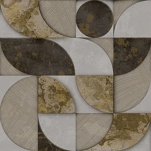 Stratum Geometrico Brown Beige Gold Wallpaper Page 16 49315 By Parato For Galerie