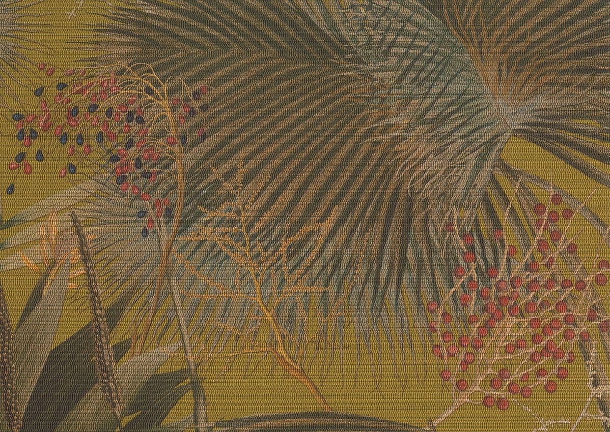 Straw Wallpaper 50503 Palme Tahiti By J Wall Performant Wallcoverings For Colemans