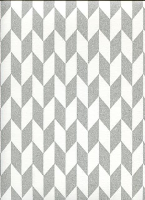 Studio Edit Silver Wallpaper 1627/909 By Prestigious Wallcoverings