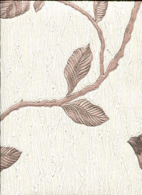 Toscani Wallpaper Lia Cream Rosegold 35179 By Holden Decor For Colemans