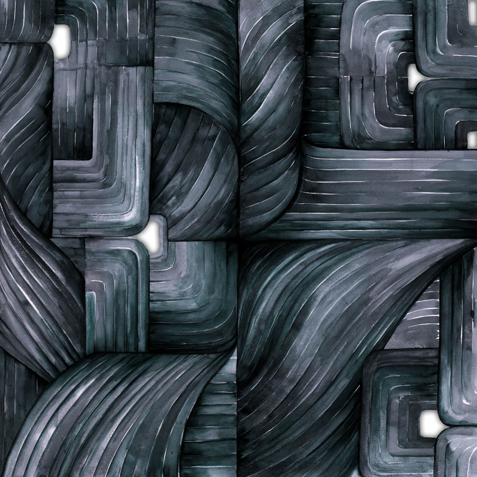 Trussardi Casa 7 Labirint Wallpaper Decorative Panel Z18988 Zambaiti Parati For Dixons Exclusive