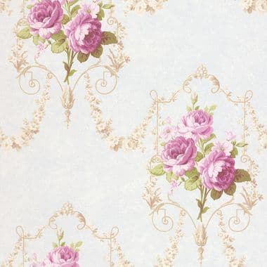 Tudor Rose Wallpaper DE41439 By SK Filson For Dixons Exclusive