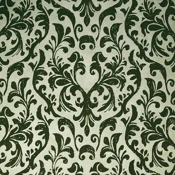 Urban Classics Mayfair Loft Damask Flock Sage Green Wallpaper 81254 By Hohenberger For Galerie