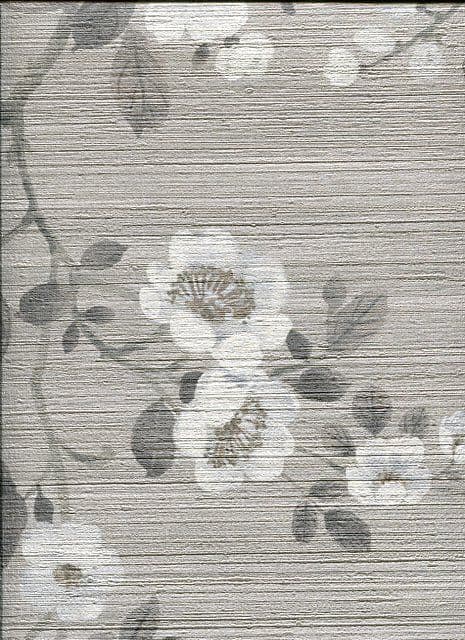 Venice SketchTwenty3 Wallpaper Panel Oriental Blossom Taupe VN01208 VNO1208 By Tim Wilman For Blendw