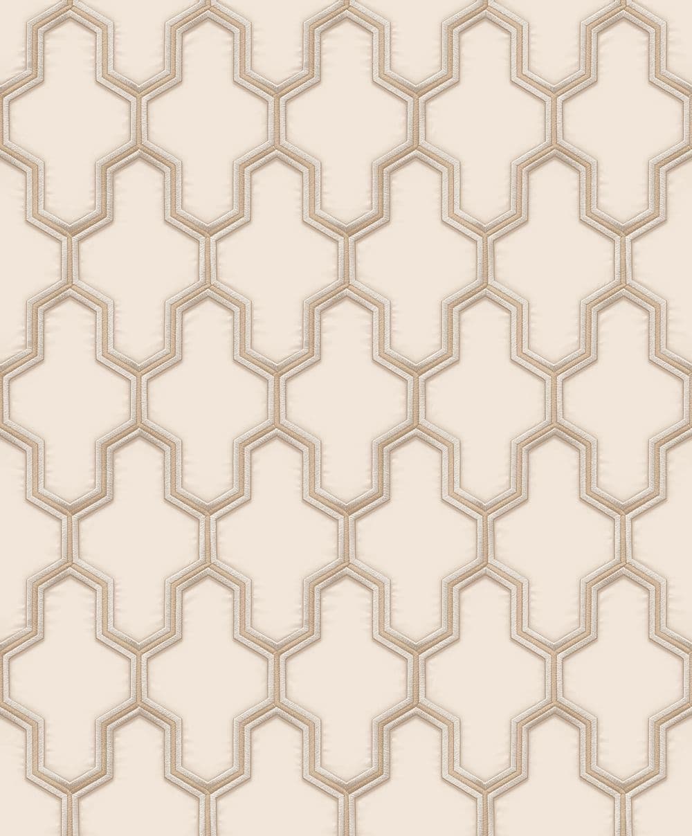 Wall Fabric Wallpaper Geometric WF121022 By Design id For Colemans