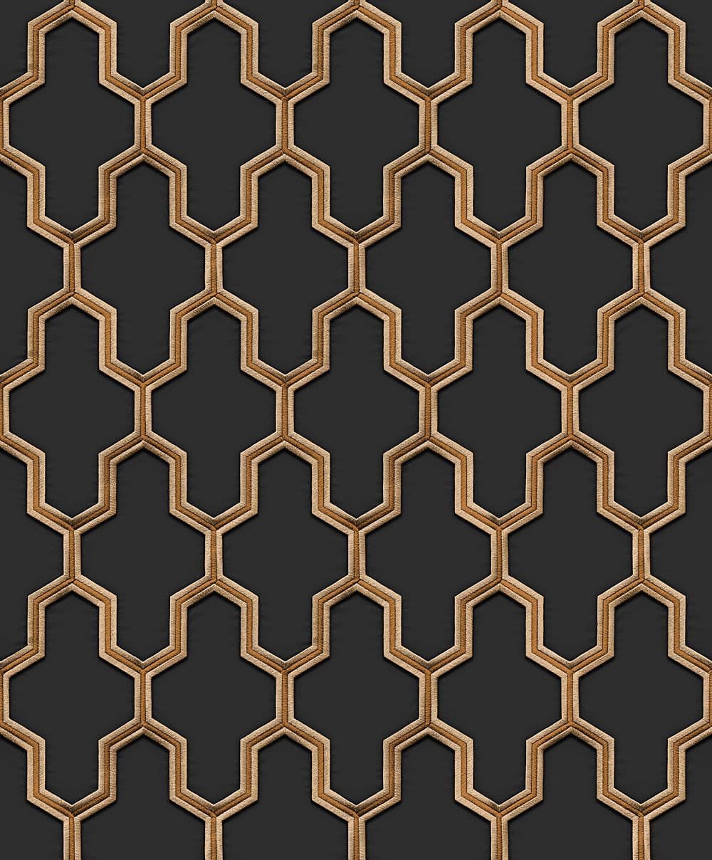 Wall Fabric Wallpaper Geometric WF121025 By Design id For Colemans