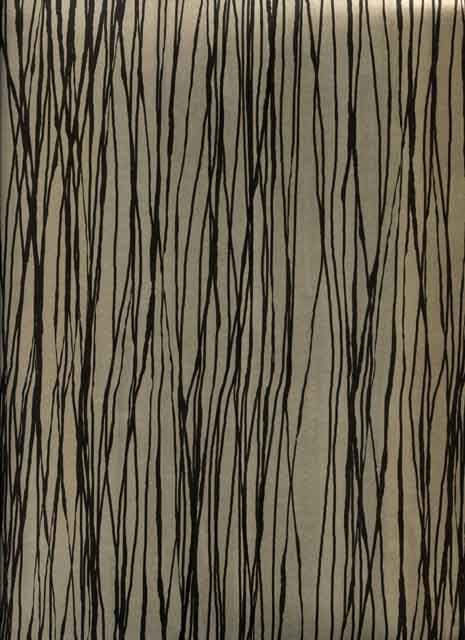 Woodland Veneer Gilt Wallpaper 1902/922 By Prestigious Textiles